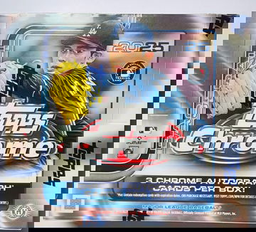 2025 Topps Chrome Hobby Jumbo Box BRAND NEW SEALED 3 AUTOS