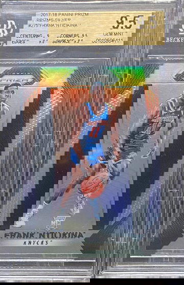 2017 Panini Prizm Frank Ntilikina Silver Prizm #275 RC BGS 9.5