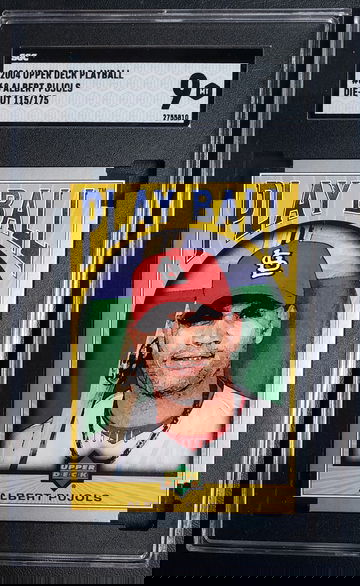 2004 Upper Deck PLAY BALL DIE-CUT 115/175 Albert Pujols #68 SGC 9 MT