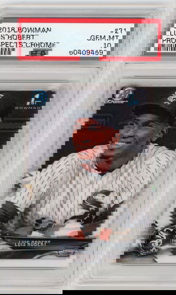 LUIS ROBERT 2018 Bowman Chrome 1st Rc #BCP21 PSA 10 Gem Mint