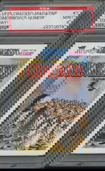 1978 Fleer Cracked Magazine #7 Tomorrow's Humor Today! PSA 9 Mint