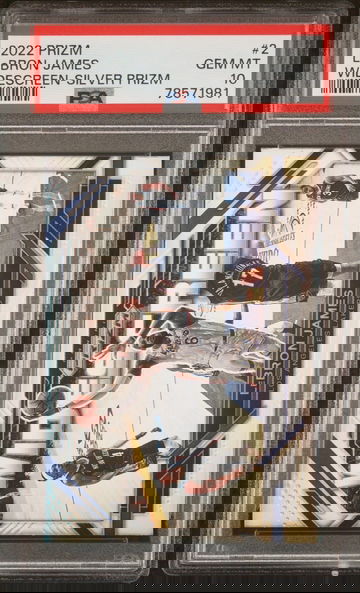 2022 Panini Prizm Widescreen LeBron James Silver #2 PSA 10