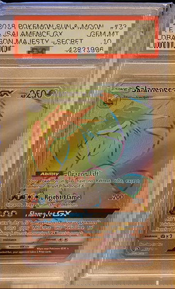 Pokémon/Pokemon - 2018 Salamence Gx Rainbow 