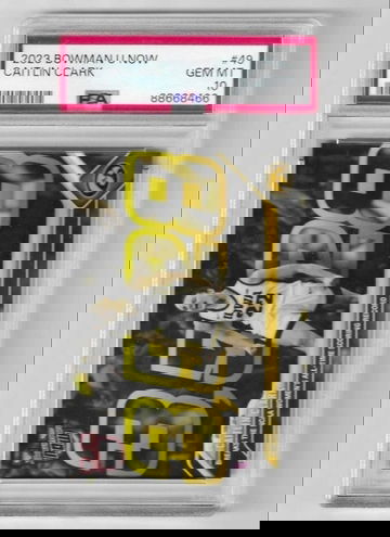 2023 Bowman U Now Caitlin Clark #49 NCAA Scoring Record 3528 Points PSA 10 Fever