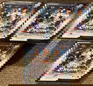 2021 Topps Chrome Sapphire Edition Baseball Box Lot of 3 Boxes New/Sealed