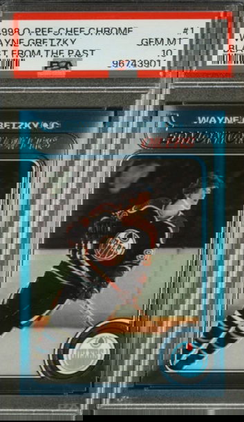 1998 O-Pee-Chee OPC Chrome Blast From The Past Wayne Gretzky 1 PSA 10 Gem Oilers