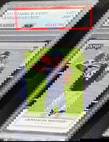 2017 Panini Playoff Deshaun Watson PSA 9