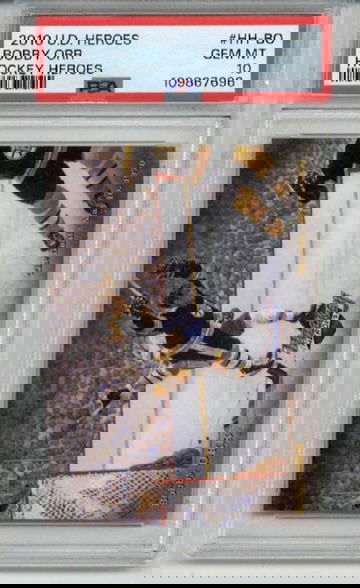 2010 UPPER DECK HEROES HOCKEY HEROES BOBBY ORR CARD BRUINS PSA 10 LOW POP