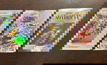 Jayden Daniels 3 Card lot: 2024 Elite extra edition, 2024 Mosaic Notoriety, and 2024 Luninance