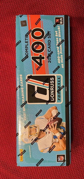 2021 Donruss Football complete 400 card set on GOLD holo premium stock (Target Exclusive) 