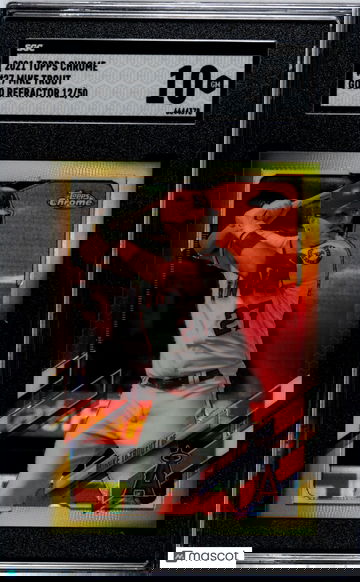 2021 Topps Chrome Mike Trout #27 SGC 10