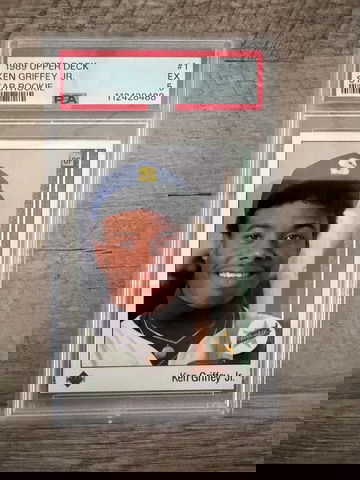 1989 Upper Deck #1 – Ken Griffey Jr. – Star Rookie – PSA 5 EX