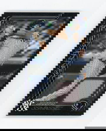 JASSON DOMINGUEZ 2025 Topps BLACK Jersey #3/10