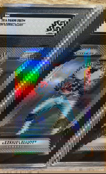 Ezekiel Elliott 2016 Panini Prizm Rc #238 Silver SGC 8