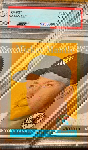 1958 Topps Mickey Mantle #150 PSA 3