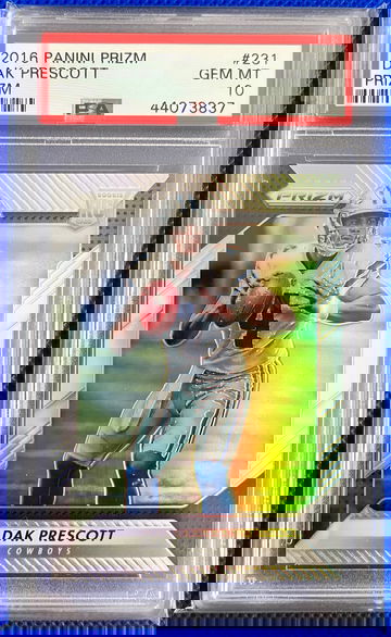 2016 Prizm DAK PRESCOTT *SILVER* RC #231 PSA 10 GEM MINT