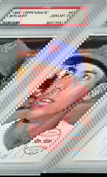 1964 Topps Giants (Now Retired) #3 PSA Registry Set Break. #6 Ron Hunt PSA 10