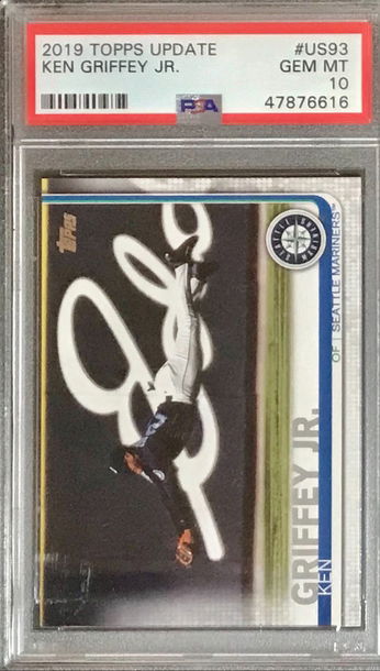 2019 TOPPS UPDATE KEN GRIFFEY JR #US93 SP PSA 10