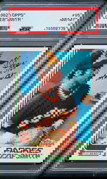 1982 Topps Ozzie Smith #95 PSA 8