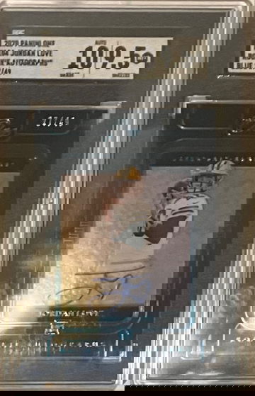 Jordan Love Panini One Auto RC Blue variation 