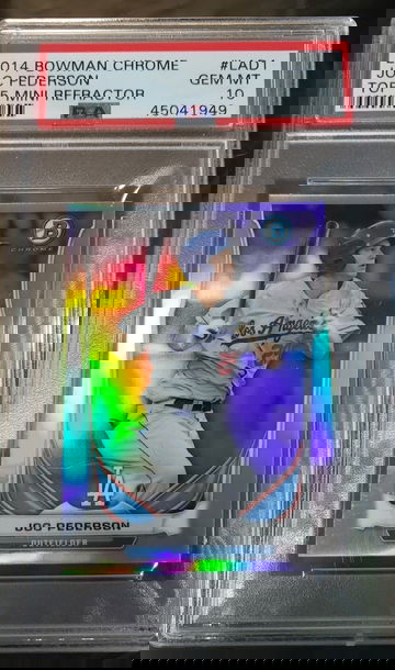 2014 Bowman Chrome Top 5 mini Refractor Joc Pederson