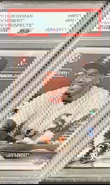 2018 Bowman Luis Robert PSA 9 Mint