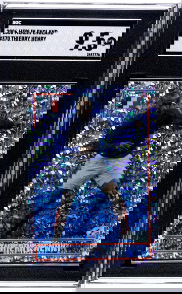 Thierry Henry 2006 Topps Merlin World Cup Foil Sticker SGC 9.5 Mint+ Pop 1