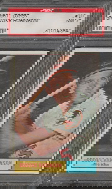 1961 Topps #10 Brooks Robinson (PSA 7)