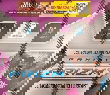 2019-20 PRIZM BASKETBALL RETAIL SINGLE HOBBY BOX