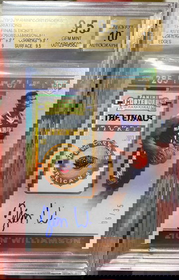 2019-20 Contenders Variations The Finals Ticket Zion Williamson Auto Autograph RC 06/35 BGS 9.5/10 