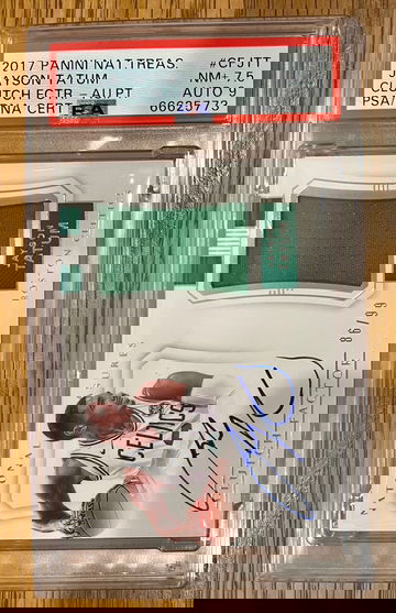 2017 Jayson Tatum National Treasures Clutch Factor RPA 7.5/9