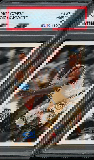 1995-96 Topps Kevin Garnett RC #237 - PSA 9