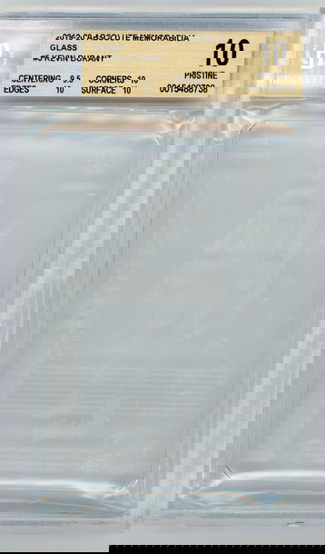 2019-20 Absolute Memorabilia Glass Kevin Durant BGS 10 Pristine #5 Nets Suns