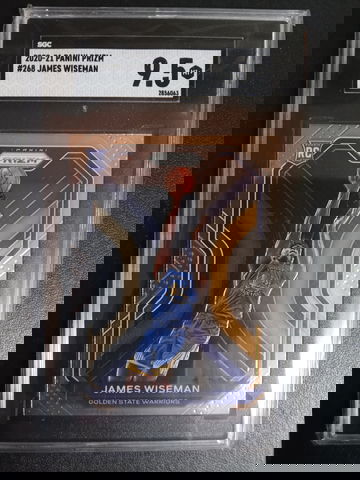 2020-21 panini prizm James Wiseman #268 RC SGC 9.5