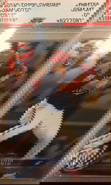 Juan Soto Topps Chrome Update Psa 10