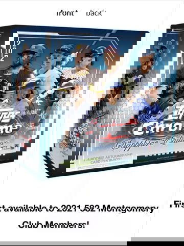 2021 Topps chrome mlb sapphire lot x 6 boxes ( Sold Out ) 1 RC Auto Per Box 