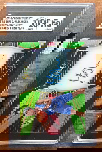 2018-19 Select Shai Gilgeous-Alexander Green Auto /99