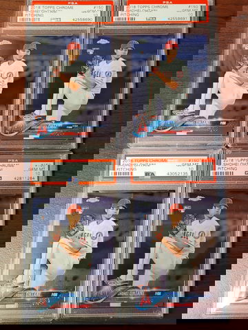 Lot X4 Shohei Ohtani 2018 Topps Chrome PSA 10 #150 Angels Rookie Card RC