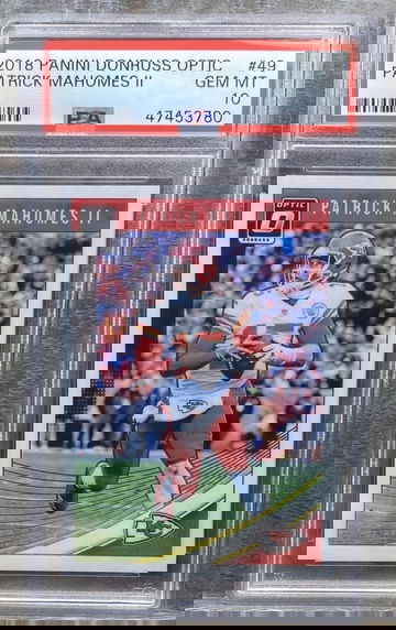 Patrick Mahomes 2018 Optic Base 