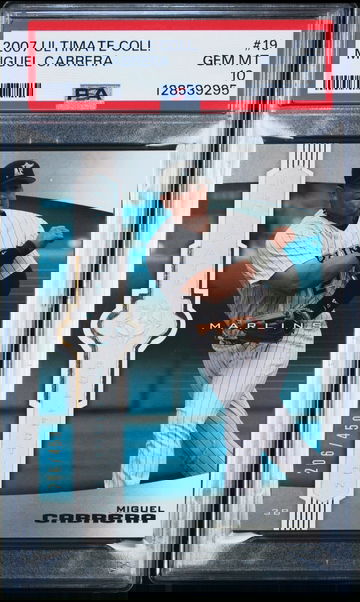 2007 ULTIMATE COLLECTION #19 MIGUEL CABRERA PSA 10