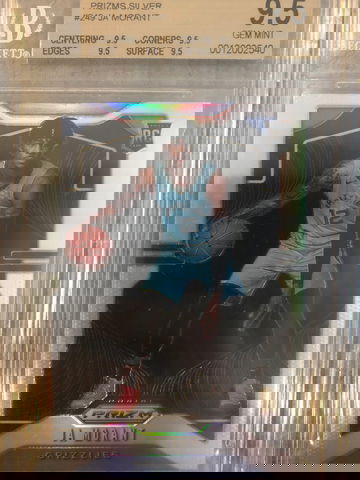 Ja Morant silver Prizm rc 2019 quad 9.5