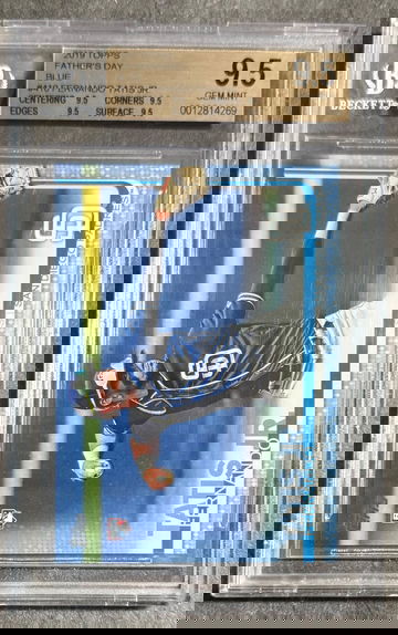 2019 Topps Fernando Tatis Jr. Fathers Day Blue #/50 BGS 9.5 TG Rookie RC #410