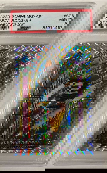 Aaron Rodgers Stained Glass