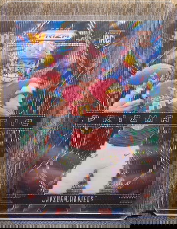 Jayden Daniels 2024 Prizm RC Prizmatic Green Wave