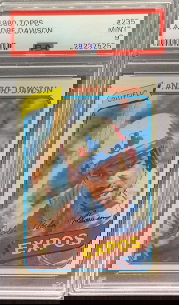 1980 Topps Andre Dawson PSA 9