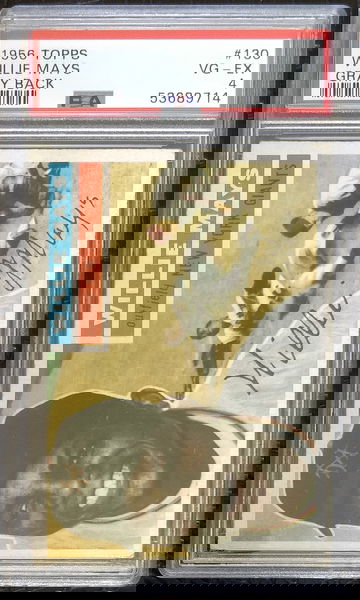 1956 Topps Willie Mays PSA 4 VG-EX
