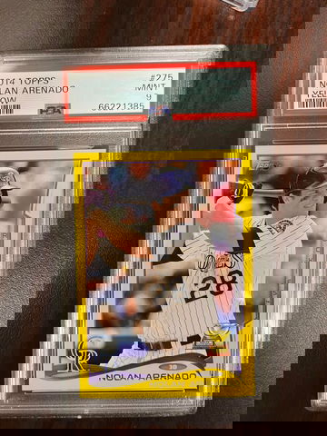 2014 Topps Nolan Arenado Yellow PSA 9