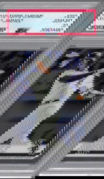 2019 Topps Chrome Eloy Jimenez PSA 10