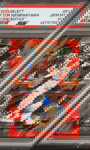 2023 Select Victor Wembanyama Red Ice PSA 10