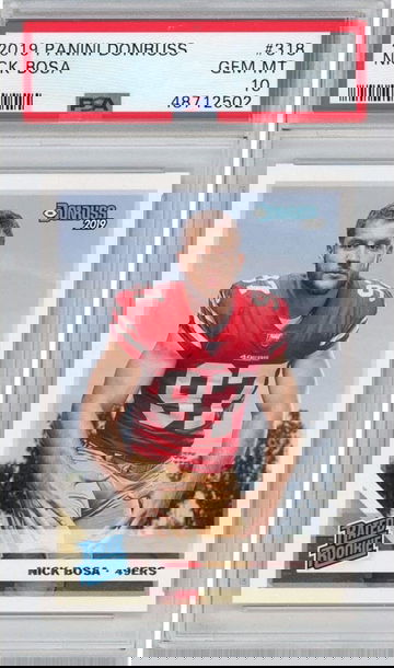 2019 Panini Donruss Nick Bosa #318 PSA 10 Gem-Mint